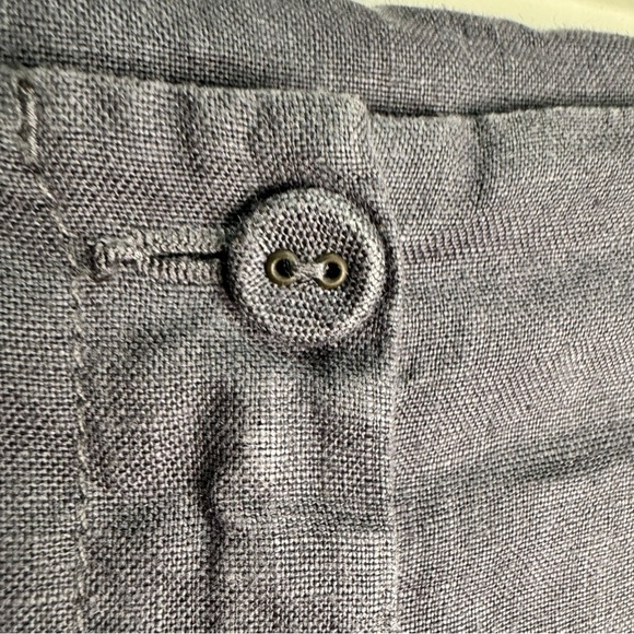 Annette Gortz for Since 1984 Grey Linen Midi Skirt Size 42 - Picture 6 of 12